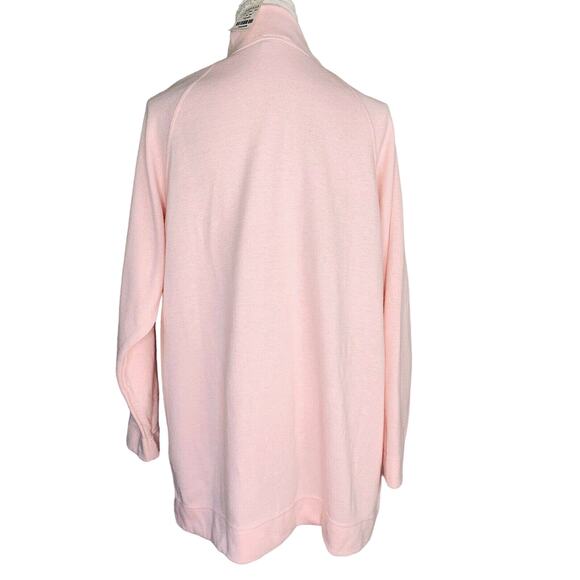 NY & Co Sweater Pink Medium Long Sleeves Mock Turtleneck Soft New - Picture 2 of 11